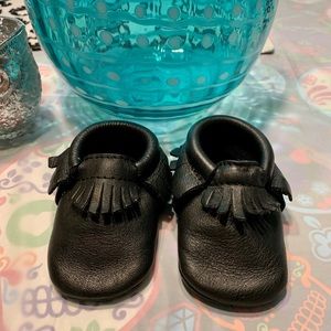 Black size 2 freshly picked moccasins